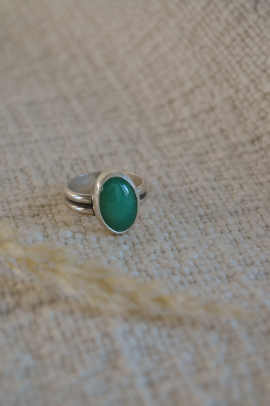 Aventurine Stone Ring | | 6.5