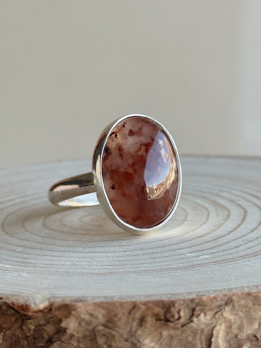 Speckled Gobi Stone Ring | | 8-8.25
