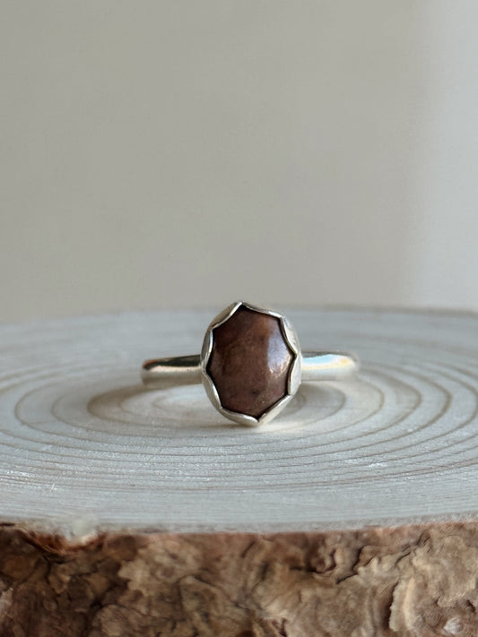 Rhodonite Stone Ring | | 6.5