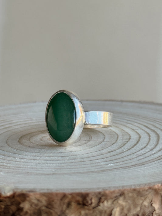 Aventurine Stone Ring | | 5.75-6