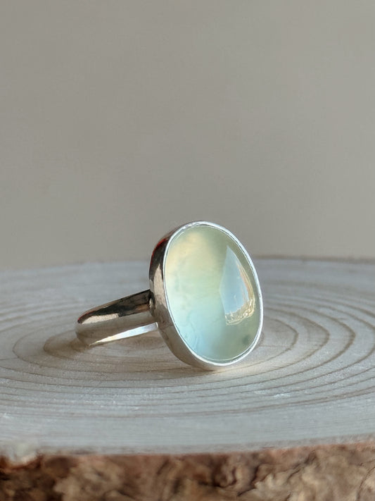 Lime Green Stone Ring | | 5-5.25